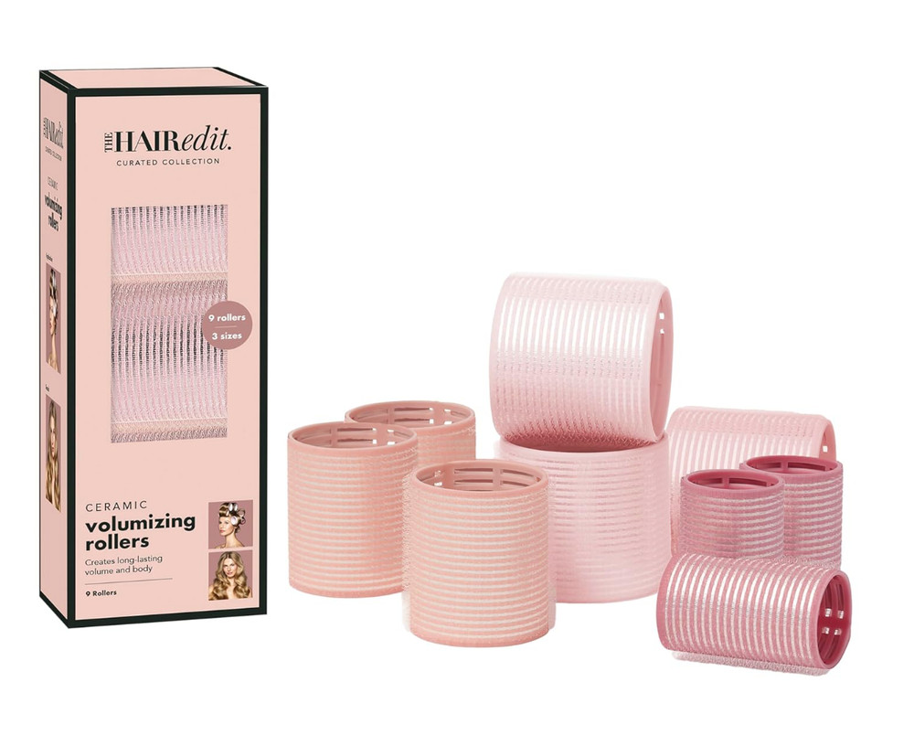 The Hair Edit Ceramic Volumizing Rollers - 9 Rollers