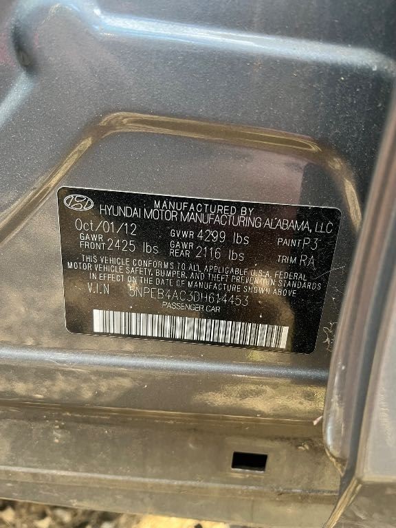 SONATA 2013 Fuse Box Cabin 7042