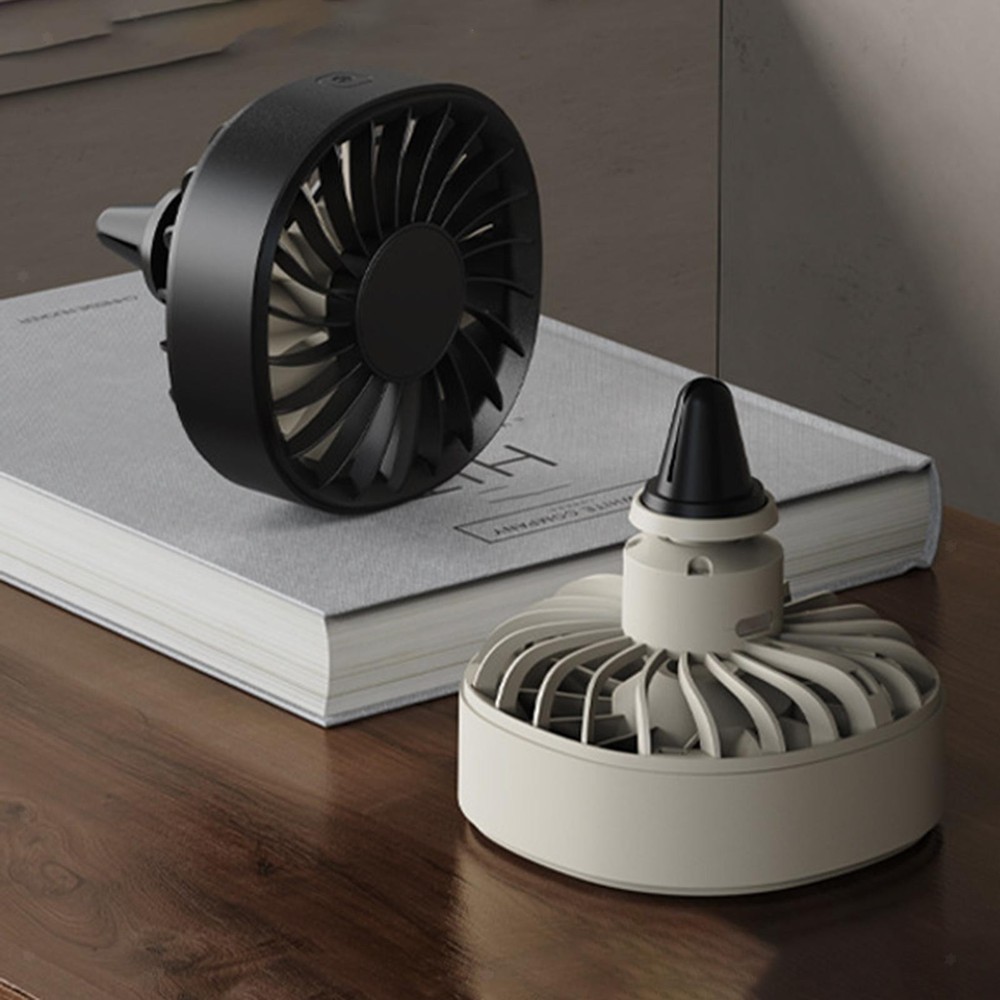 Car Vent Mini Fan Auto Air Circulator Clip on Versatile Compact Adjustable