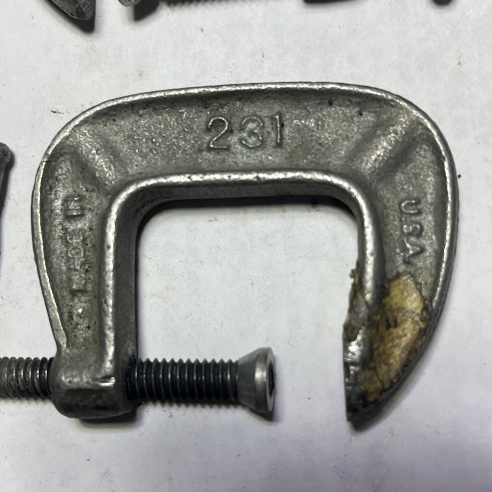 6 Pony C Clamps Used