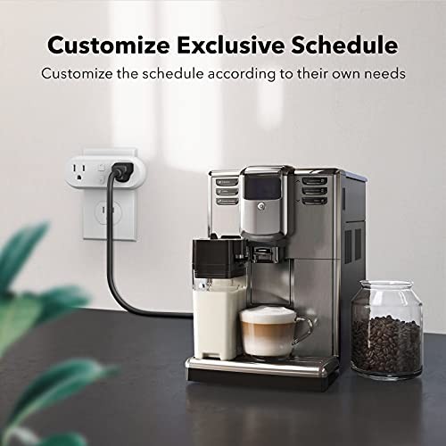 WiFi & Bluetooth Smart Plug 15A - Dual Socket Outlet, Works with Alexa & Google