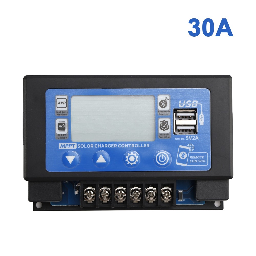 30A/60A Embedded MPPT Solar Controller Bluetooth APP Intelligent Solar Control