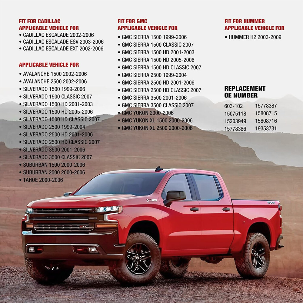 Coolant Reservoir Tank w/ Cap&Sensor For 99-07 Chevy Silverado 1500 Sierra Tahoe