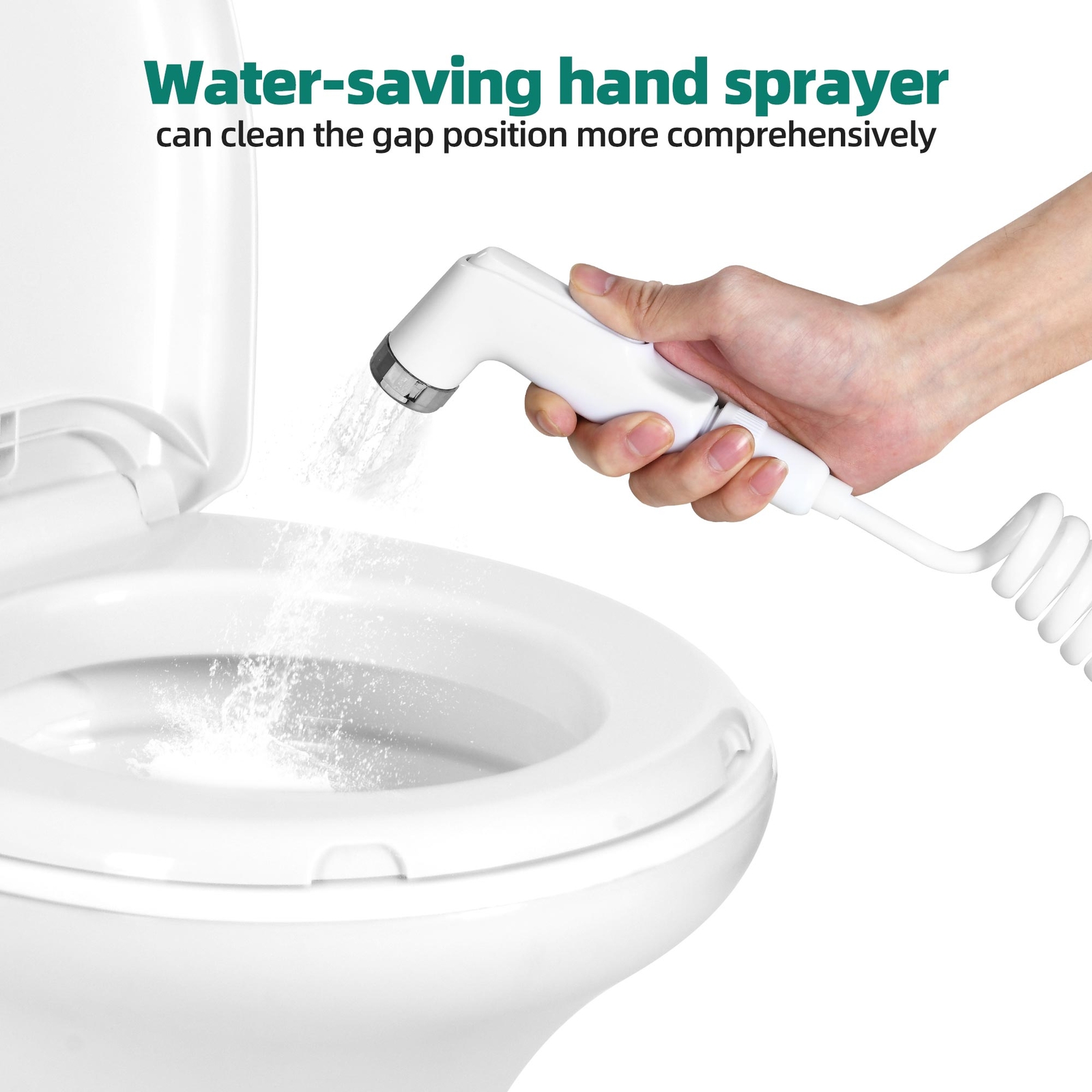 Portable RV Toilet Gravity Pedal Flush with Enamel Bowl for Indoor Outdoor