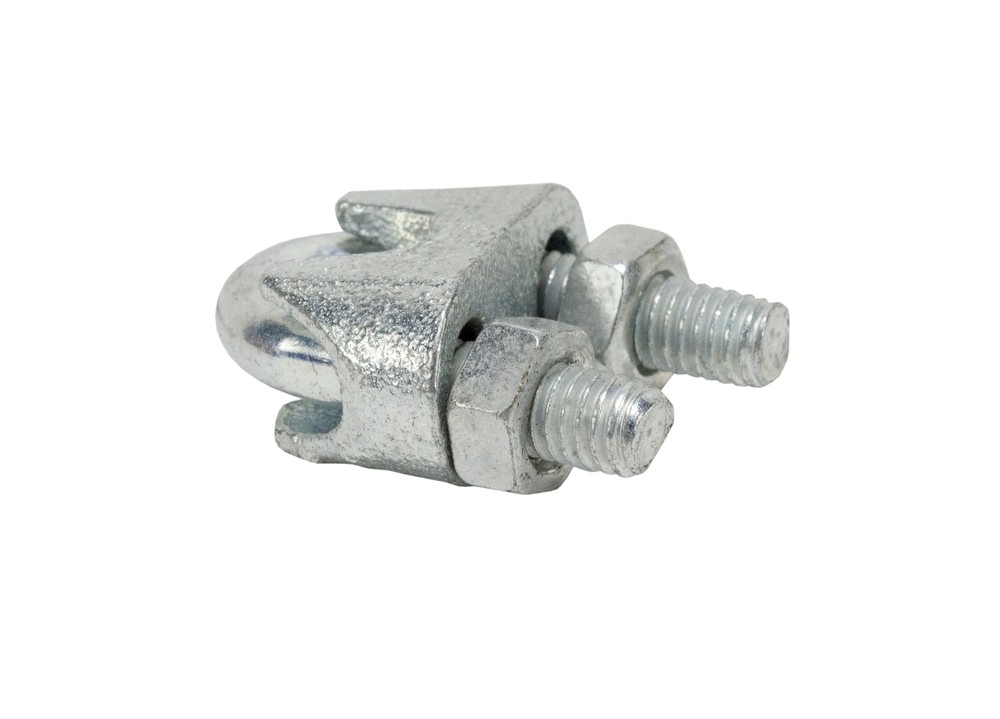3/8" Galvanized Malleable Wire Rope Clips (50-Pack)