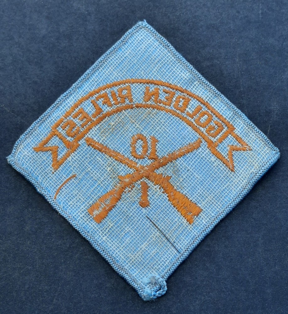 Original US Army Patch 1st Bn Battalion 10th Infantry Regiment Pocket Patch