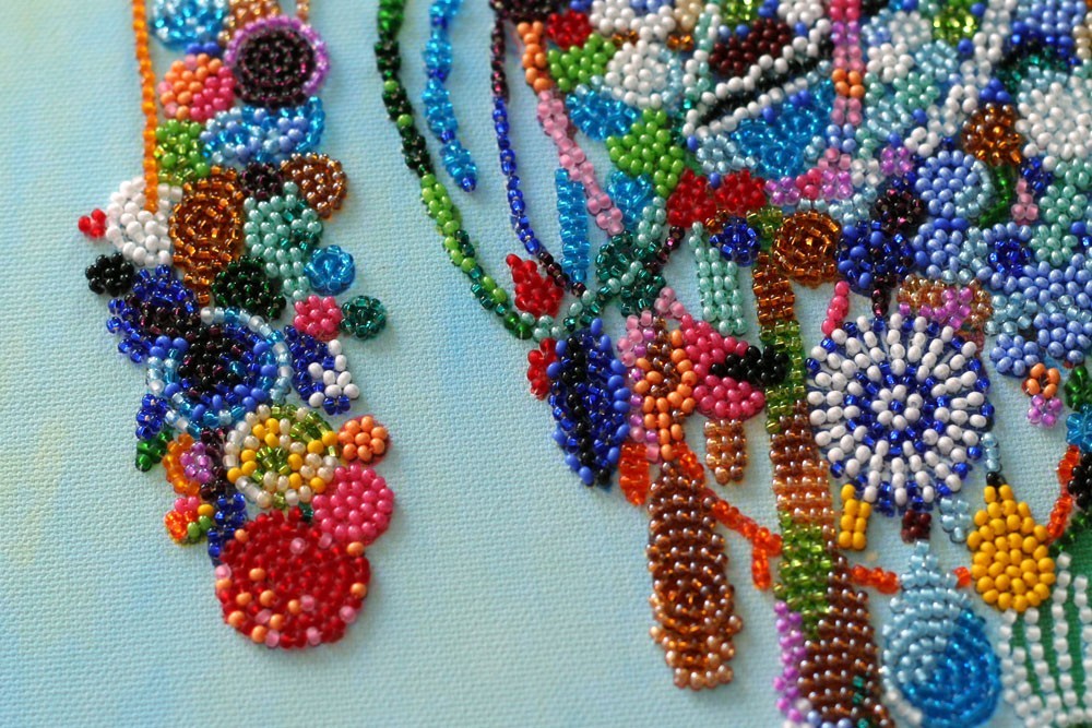 Bead Embroidery Kit "Camel" Stitching Handmade Beadwork