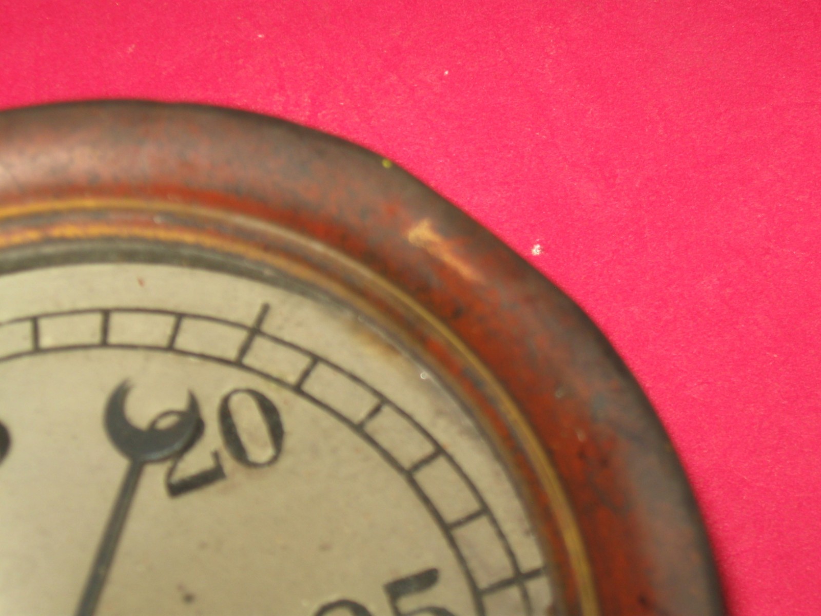 Antique Ashcroft Mfg Co Brass Steam 30 PSI Gauge Boiler Engine GREAT STEAMPUNK