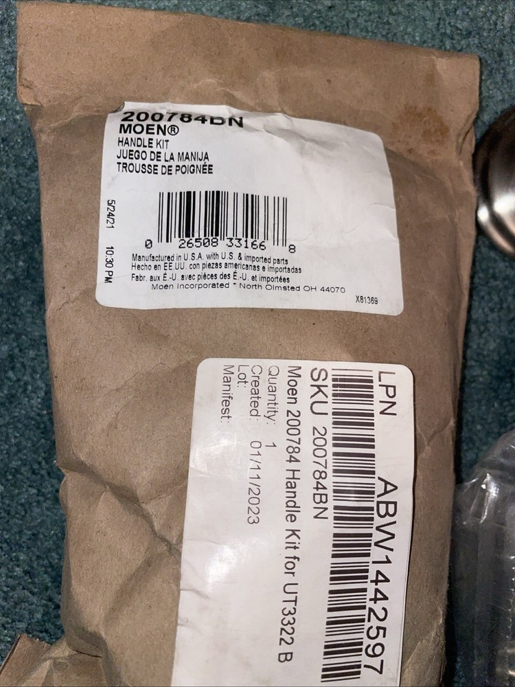 200784Bn Moen Handle Kit