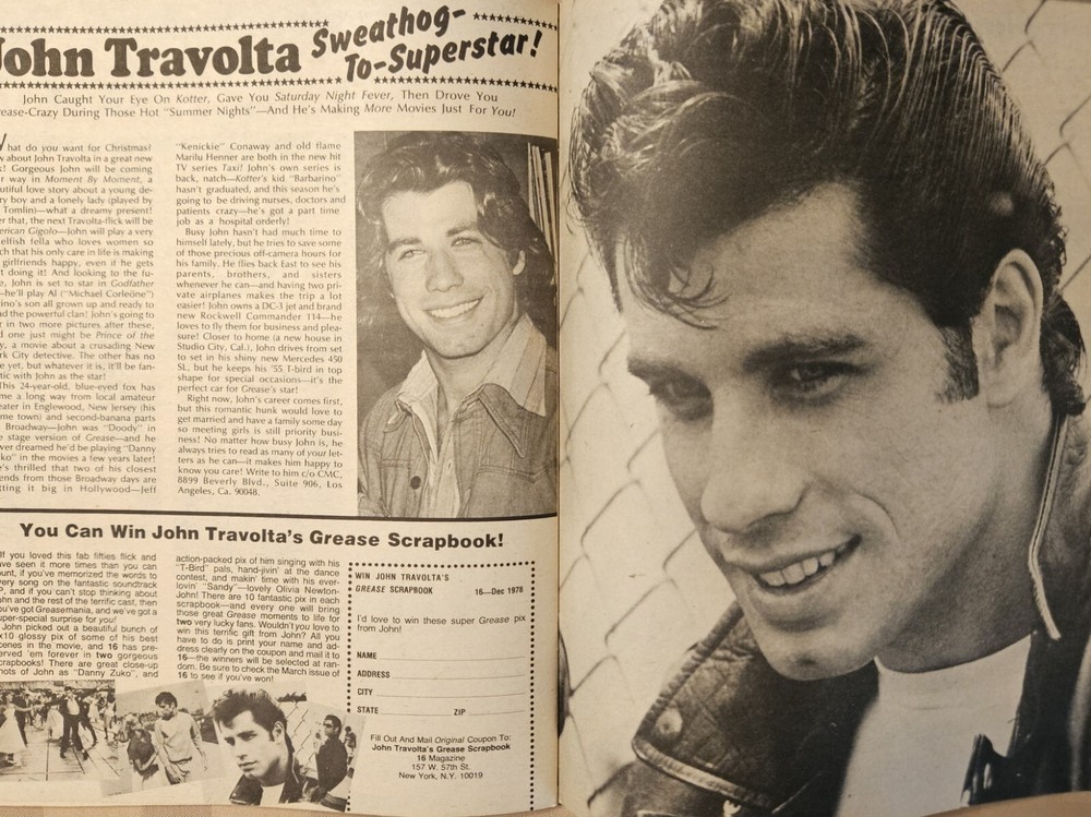 16 Magazine December 1978 KISS, ROLLERS, GARRETT, GIBB