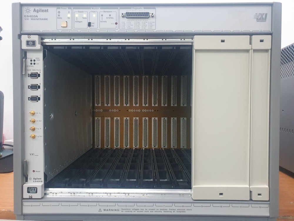 Agilent E8403A VXI Mainframe + E8491B IEEE-1394 PC Link to VXI