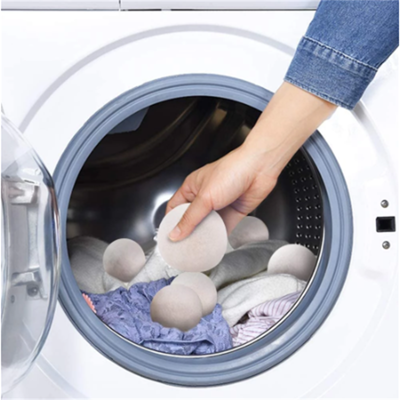 7 Wool Dryer Balls 100% Organic Wool Natural Laundry Fabric Softener new USA