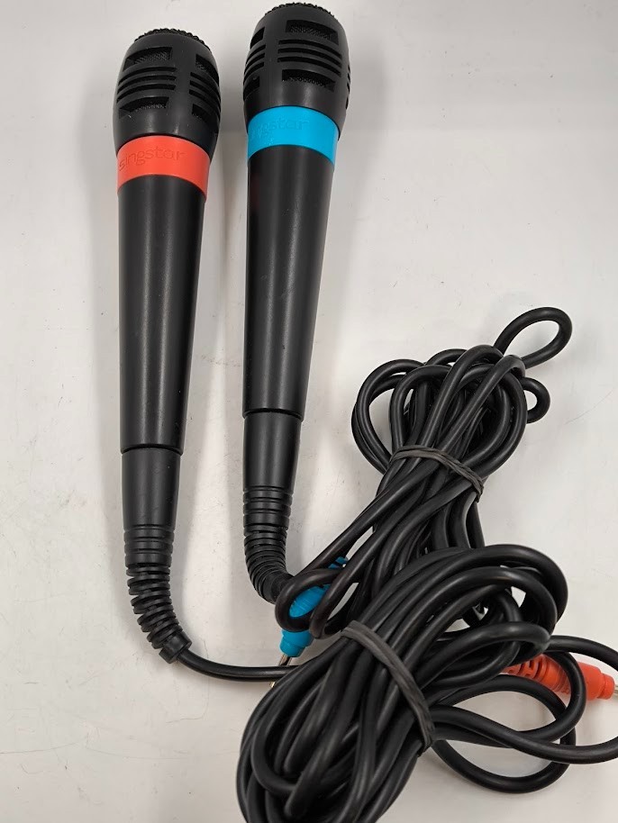 Playstation 2 PS2 Microphones Singstar Working Black