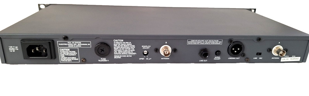 EV Electro-Voice MR2500 Dual Reciever Diversity Wireless Microphone System