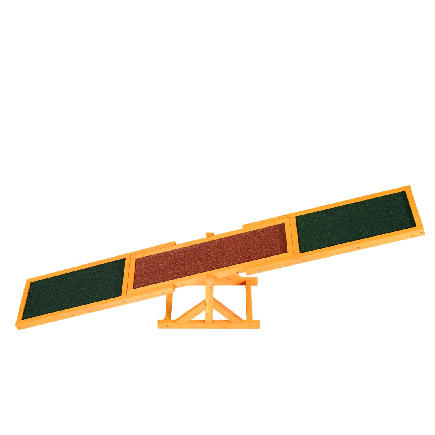 Wooden Dog Agility Seesaw for Training and Exercise, Natural