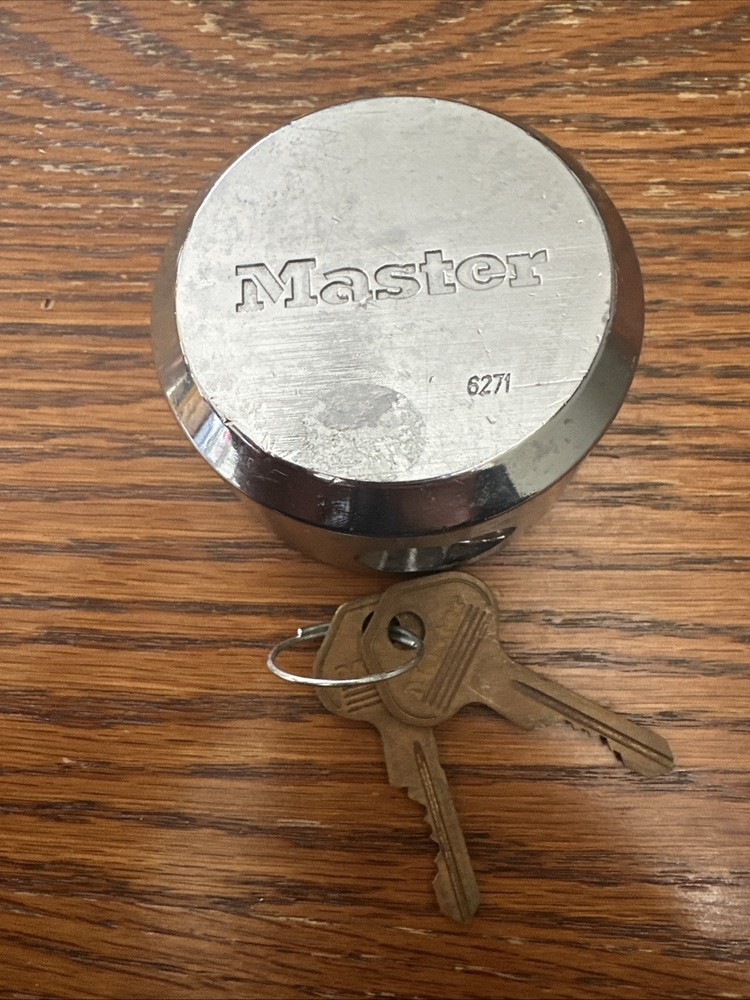 Master Lock 6271 Solid Body ProSeries Hidden Shackle Padlock
