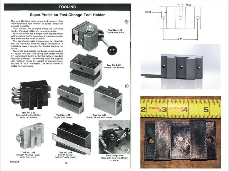 Hardinge L-Series fast change tool holder organizer