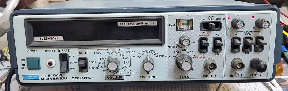 LCR phono preamplifier tube