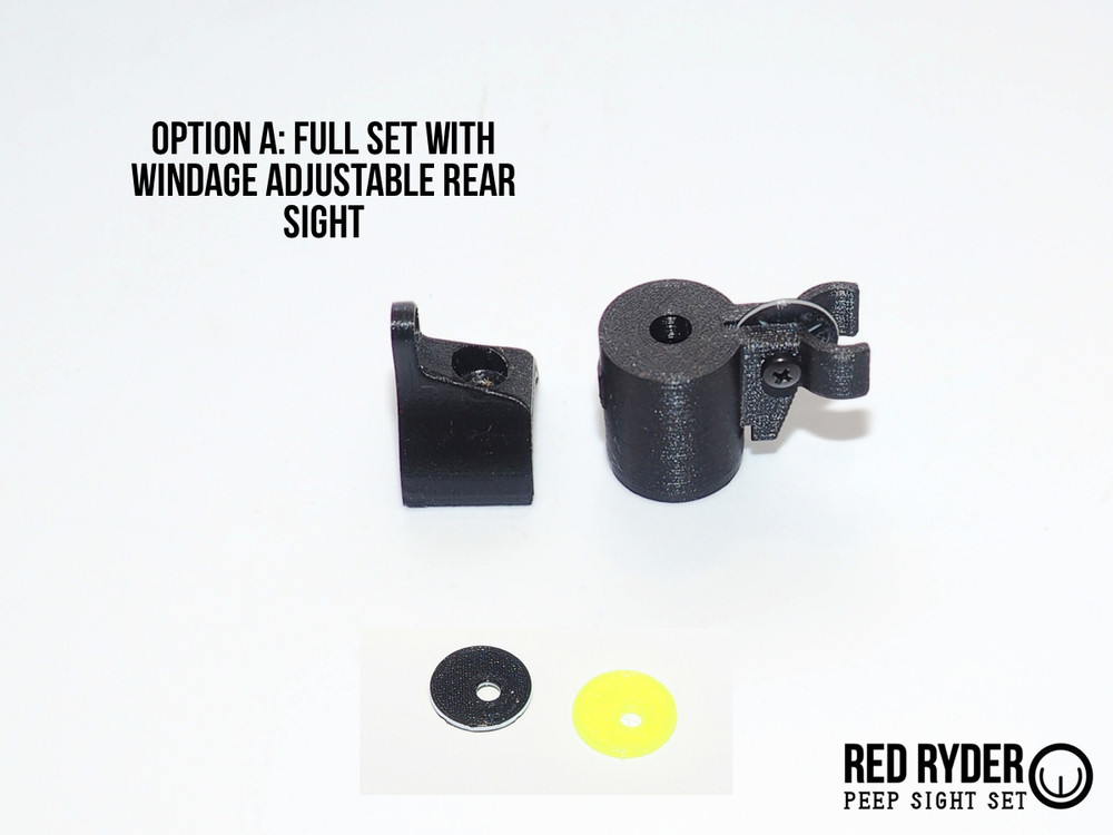 Daisy Red Ryder/ Buck 105 Peep Sight Set - Elevation Only Adjustable