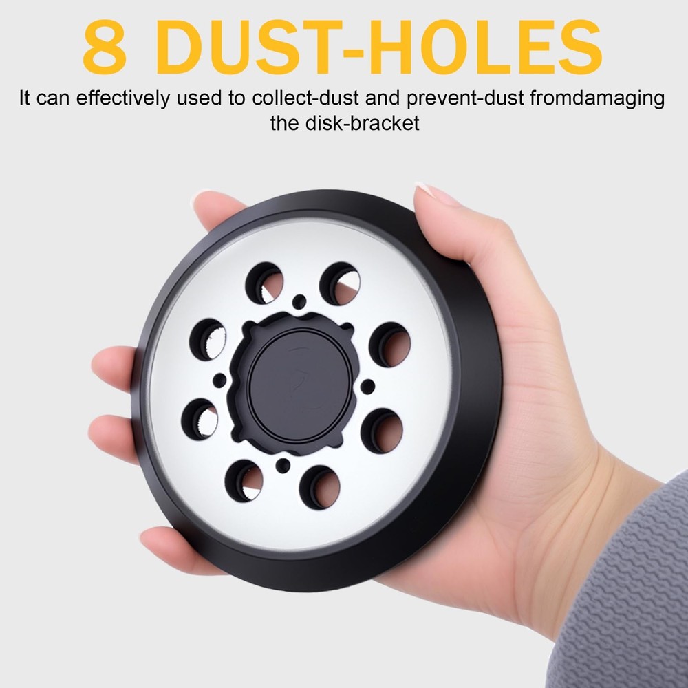 2 Sander Sanding Replacement Pad 5" 8 Holes Hook Loop Fits Dewalt & Porter Cable