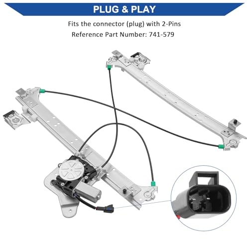 741-644 Power Window Regulator & Motor Assembly Front Left Driver Side