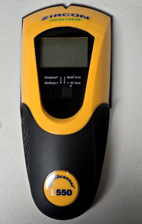 Zircon L550 Stud scan, Multiscanner, Deepscan, Studscan, Metal,AC scan
