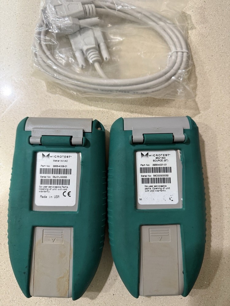 MICROTEST FLUKE SIMPLIFIBER MM FIBER TEST SET