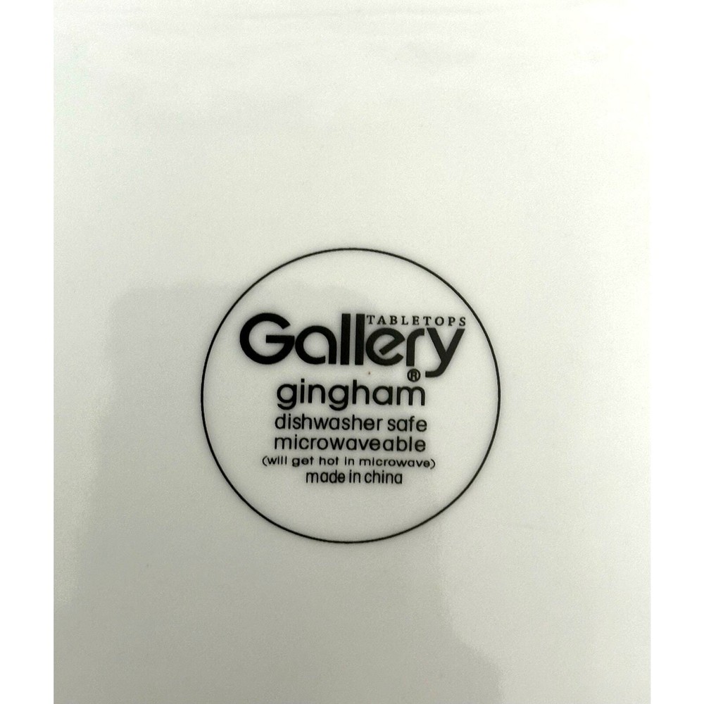 TableTops Gallery Gingham Dinnerware 4-Piece Place Setting