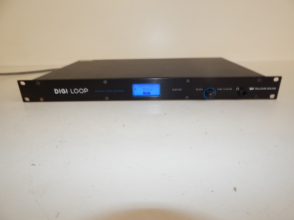 Williams Sound PLA DL207 NET D Digi-Loop DSP Dual Channel Loop Amplifier (XDV47)