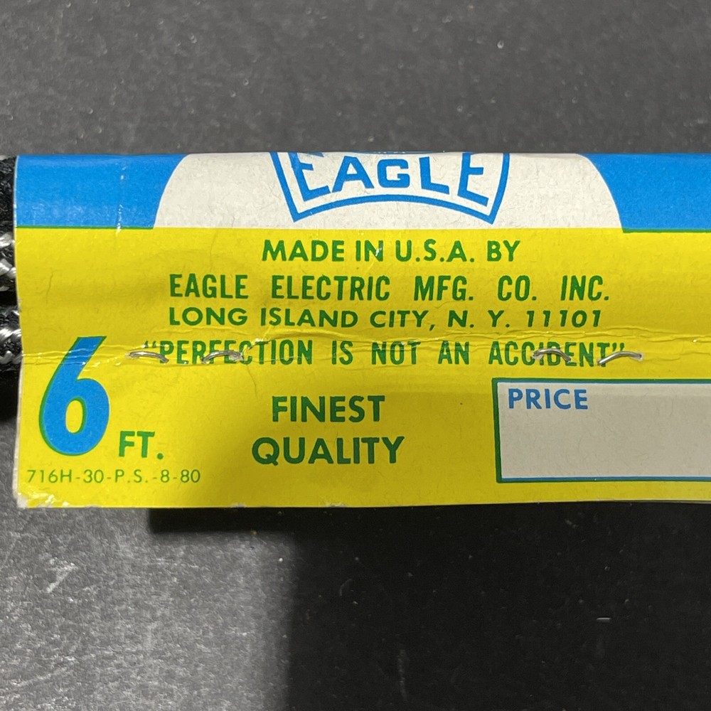 EAGLE APPLIANCE AND REPLACEMENT CORD SET NO 751