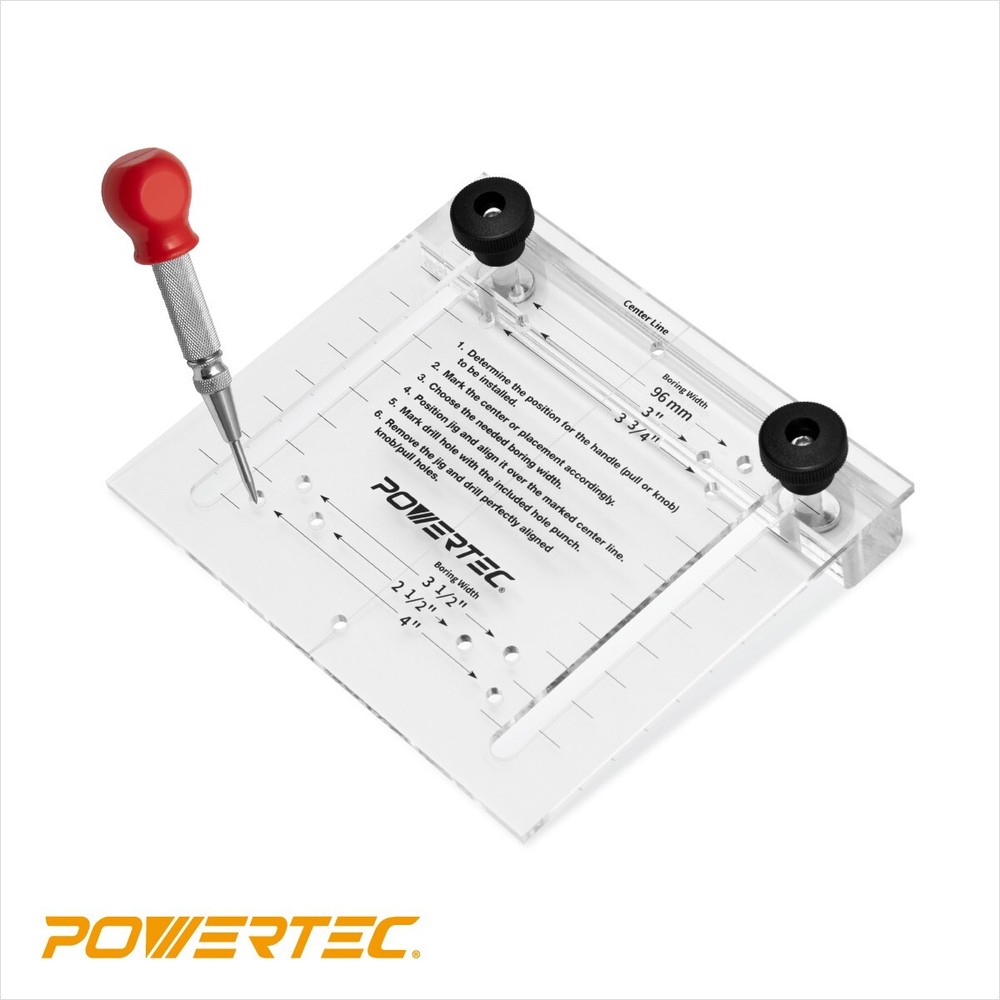 71412 Drawer Pull Jig Template and Center Punch Kit