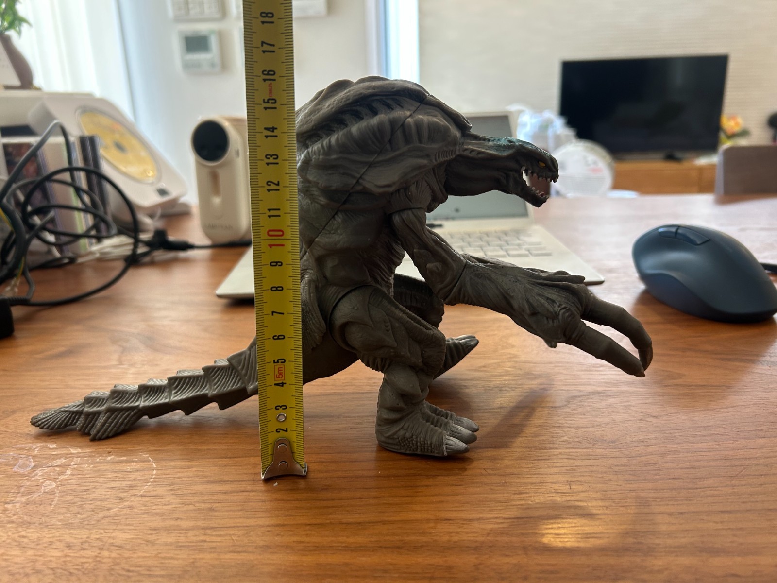 Bandai Orga 1999 Godzilla Kaiju Soft Vinyl Figure 8in Tall 13in Length Japan