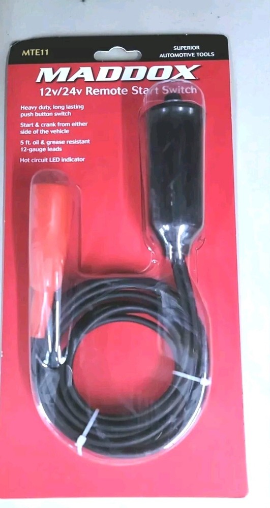 MADDOX 12/24V Remote Starter Switch