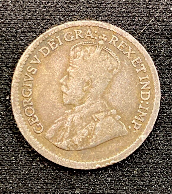 1916 Canada Silver! 5 Cent! ENN Coins