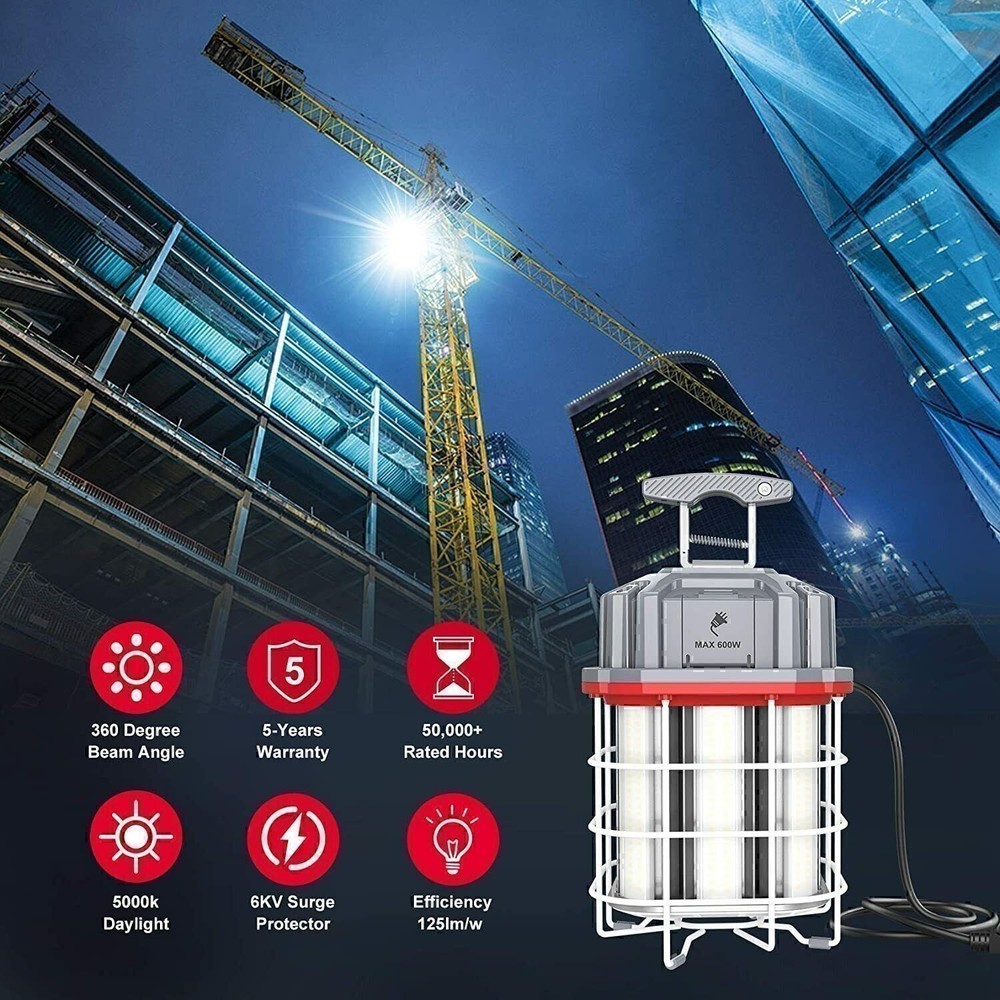 22500LM -150W LED Temporary Work Light Linkable Portable Work Lamp Constructions