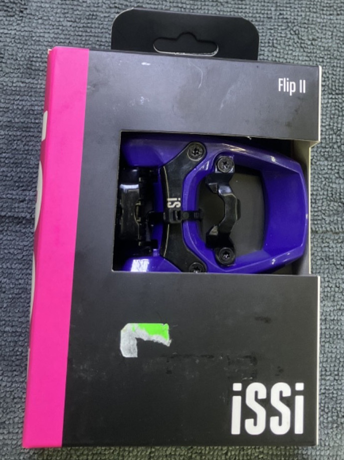 iSSi Flip II SPD Compatible Clipless Pedals 9/16" Spindle, Violet, New