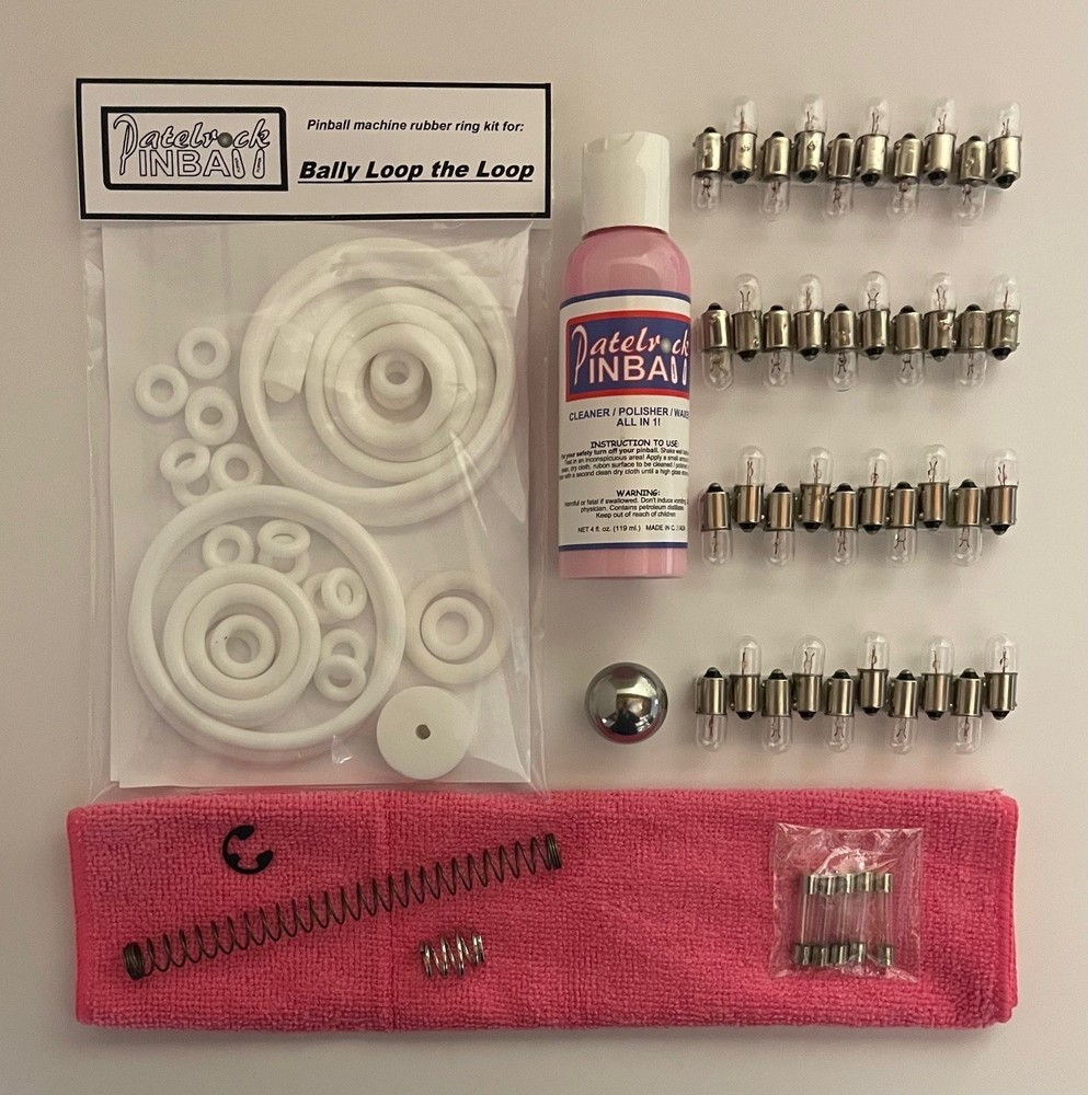 1966 Bally Loop the Loop Pinball Machine Maintenance Tune Up Kit