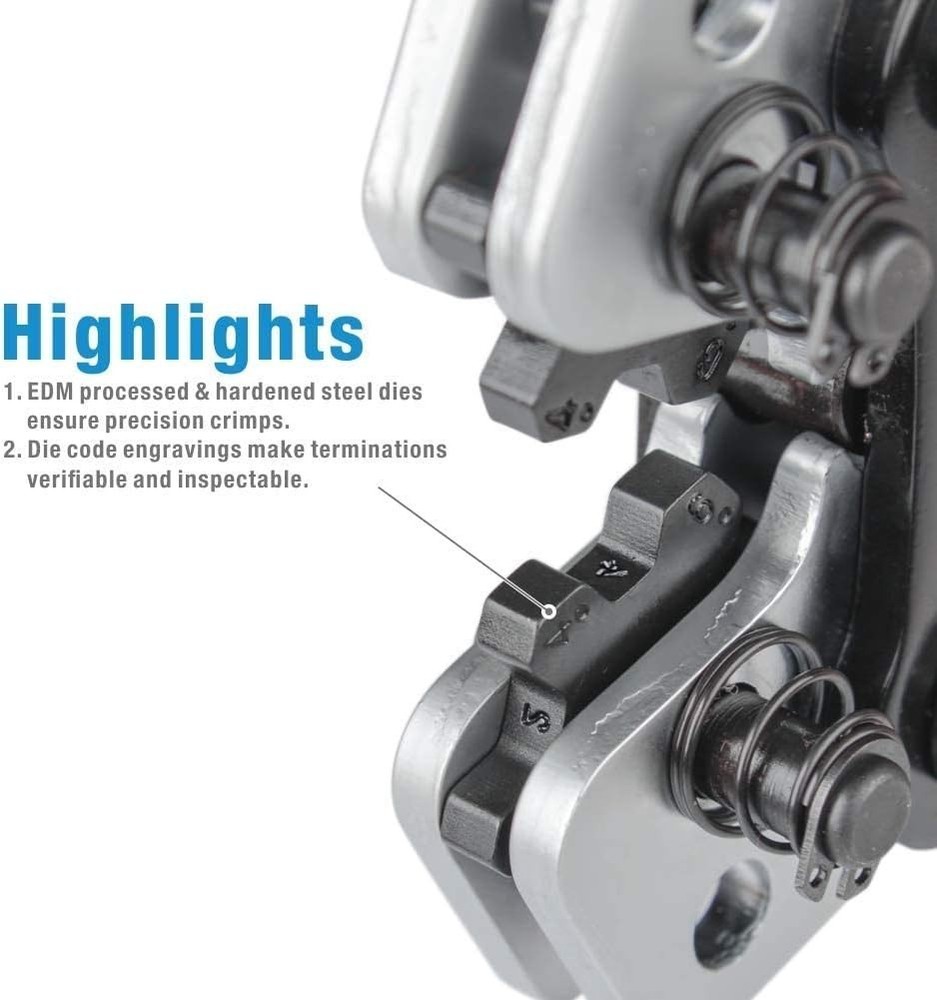 Versatile Crimping Tool for Various Cable Sizes