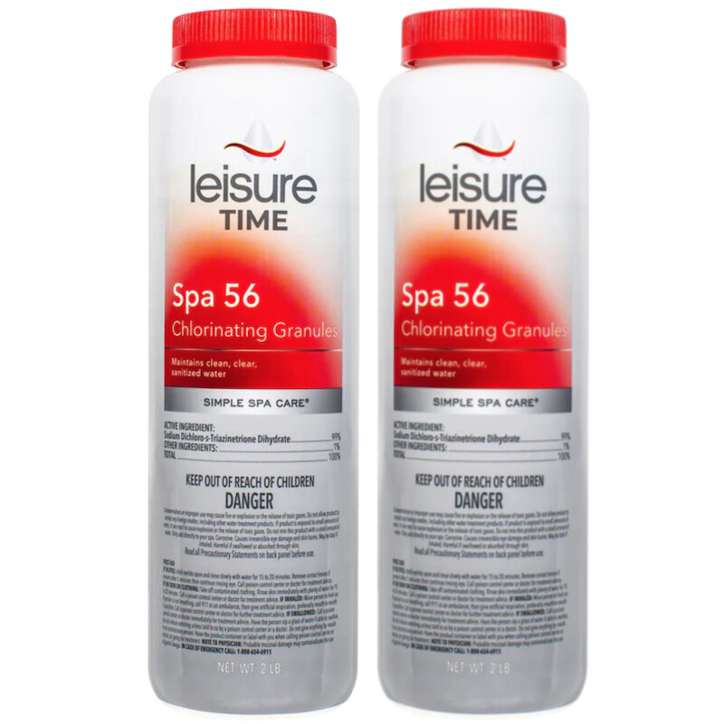 Leisure Time Spa 56 Chlorinating Granules 2 lb - 2 Pack