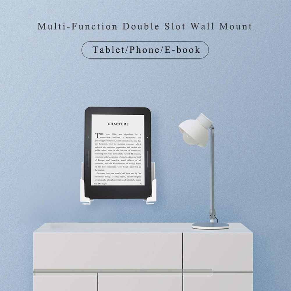 Adhesive Rack Wall Mount Universal Dock for Tablet Smartphone eReader Remote ...