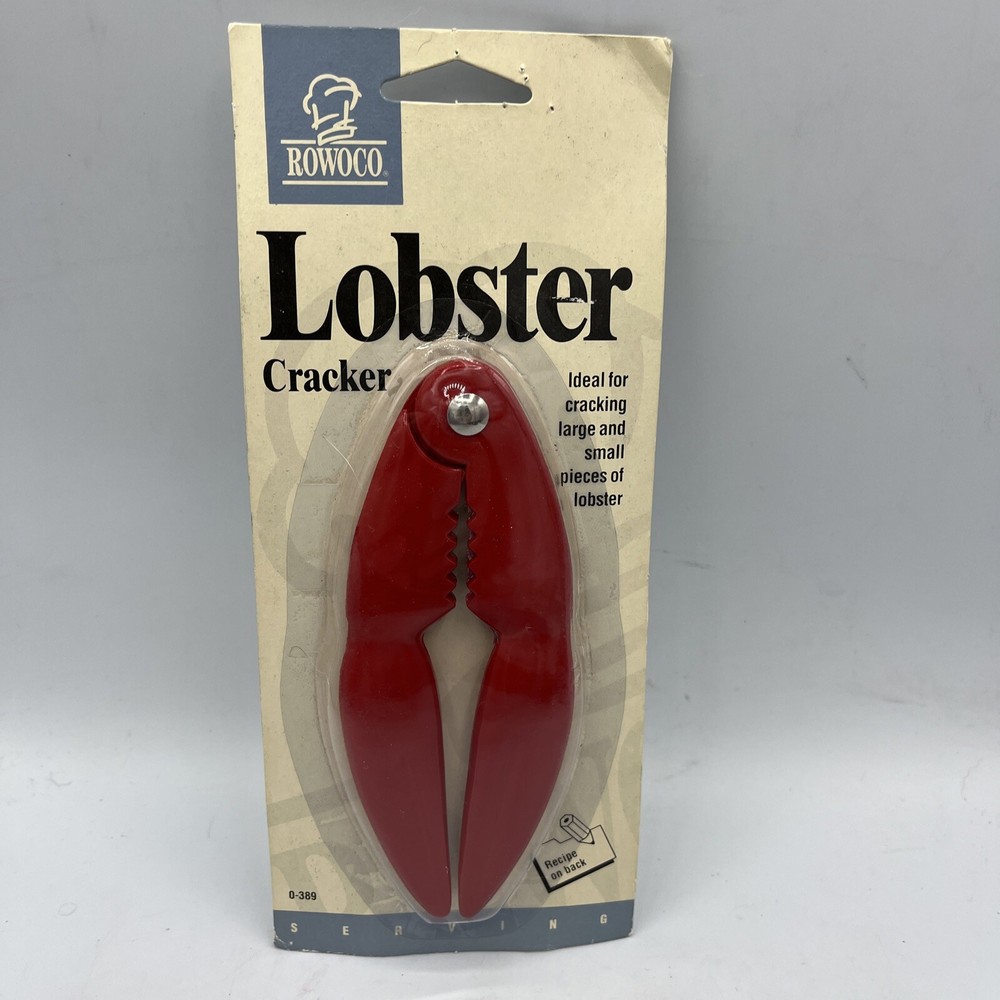 Vintage 1993 Lobster Cracker Kitchen Tool by Rowoco Red