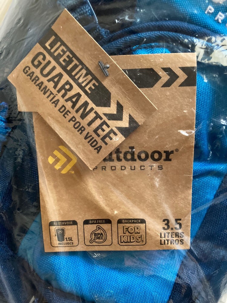 Outdoors Products Tadpole Hydration Pack Blue