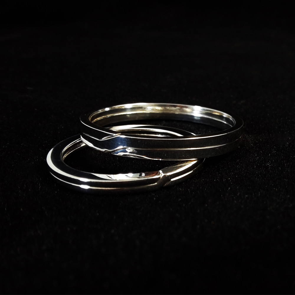 925 Sterling Silver Split Key Ring, Key Chain, 28 or 32mm