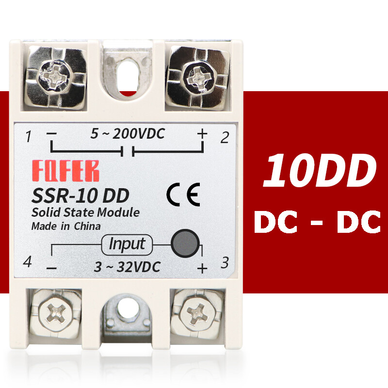 DC - DC Single Phase Solid State Relay Module SSR 10DD - 100DD DC3-32V DC5-200V