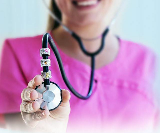 CharMED Stackable Stethoscope Bling Charms | Celebrations