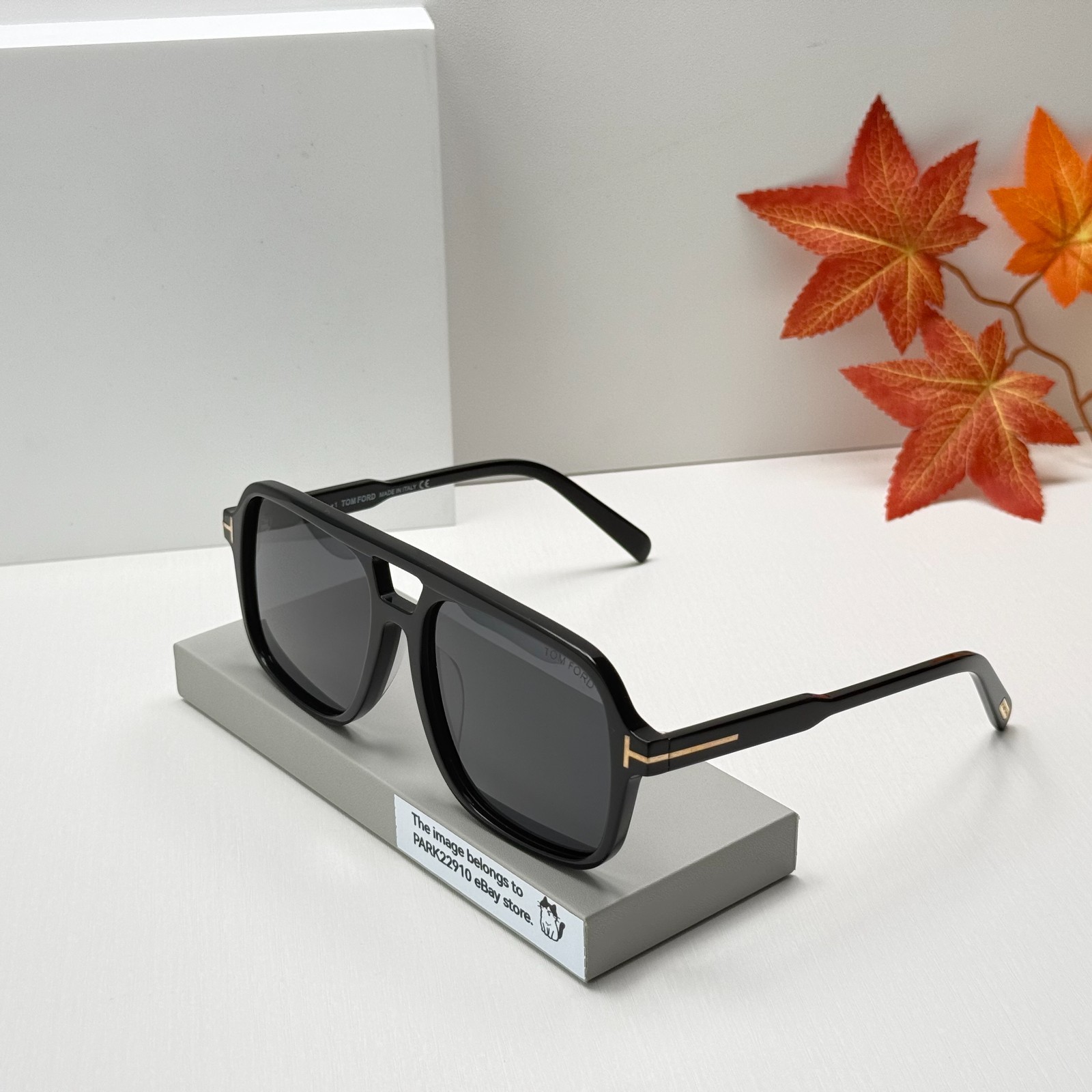 Tom Ford TF884 Falconer Sunglasses Black Frame Gray Lens Oval 60-18-140