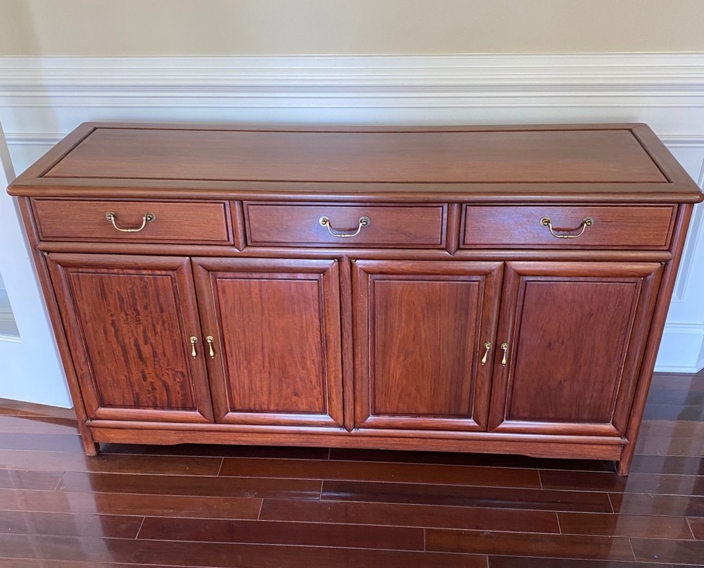 American Drew Cherry Credenza Buffet Server Sideboard