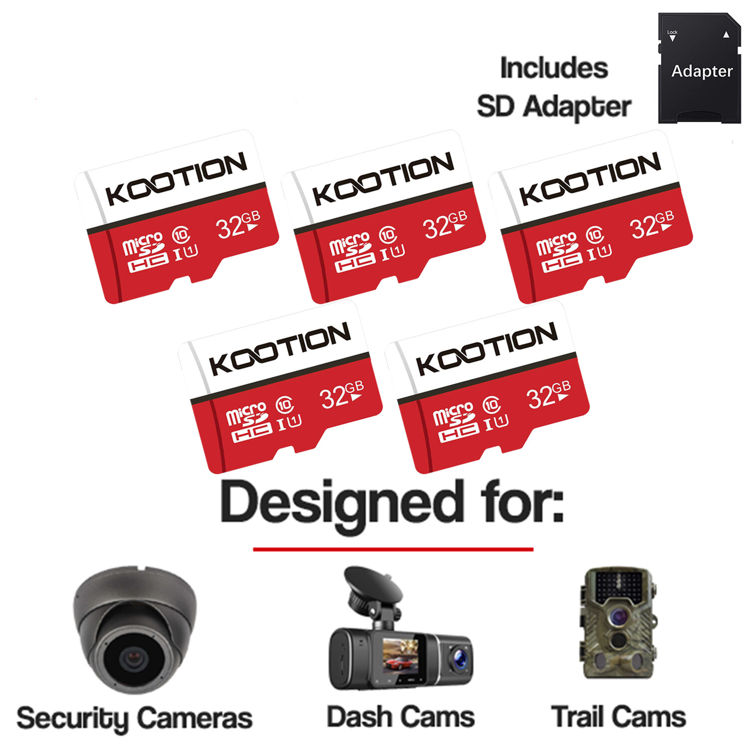 LOT 32GB Micro SD Card Memory Card SDHC Class10 TF Card For Camera