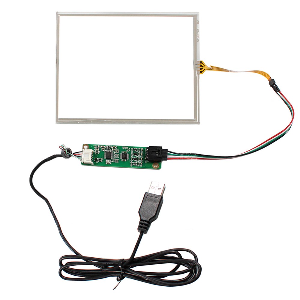 5.7inch Resistance Touch Panel 132mm x 105mm 4-Wire Touch Sensor USB Controller
