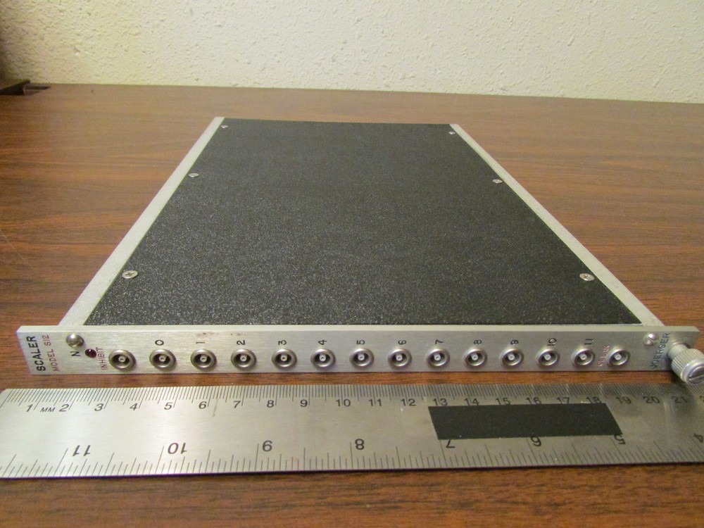 Joerger CAMAC Crate Plugin Scaler Model S12